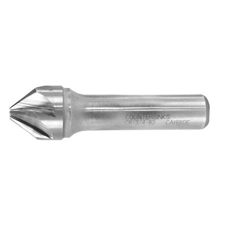 18 82 Deg, 6Flute Carbide Countersink